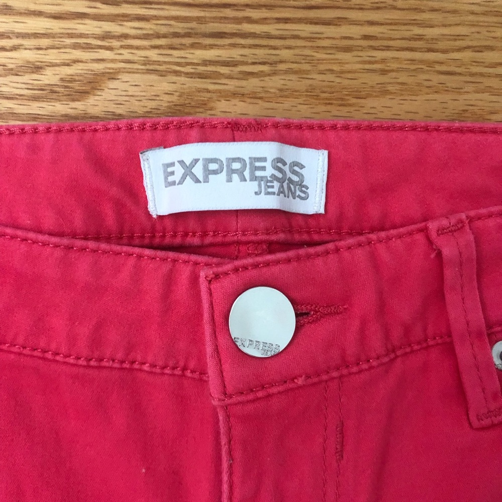🌻Express hot pink jeans - Picture 3 of 6